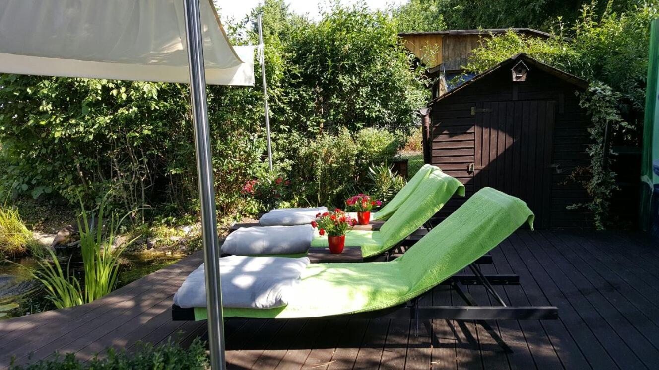 Deluxe Doppelzimmer Nordhausen Bagian luar foto
